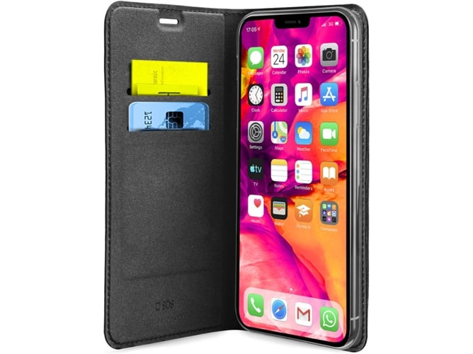 Funda iPhone 12, 12 Pro SBS Booklite Negro