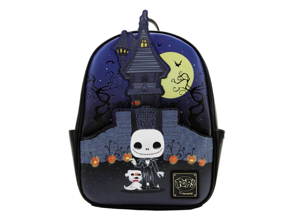 Loungefly Tnbc Casa De Jack Skellington Pop! Mini Mochila LA PESADILLA ANTES DE NAVIDAD