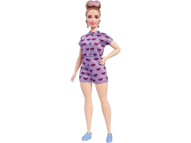 BARBIE: Fashionistas 76 Lavender Kiss - Curvy (Idade Mínima: 3)