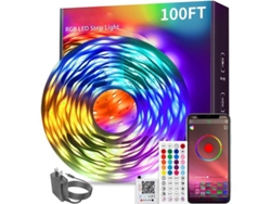 Tira de LED de 30 m con control remoto RGB Bluetooth Smart App Control Siurn