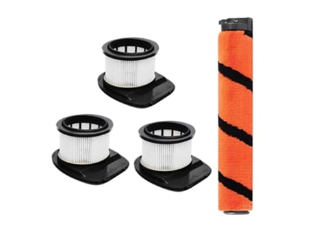 4 peças para filtros de escova de rolo principal shark iz162h iz362h iz363ht iz440h
