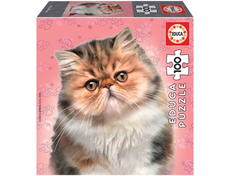 Puzzle EDUCA Educa Cat Breeds 100 Persian (Edad Mínima: 6 Años - 100 Piezas)