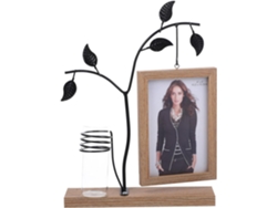 Marco de fotos de hierro iluminado, diseño hidropónico doble, decoración moderna y creativa para plantas y fotos, regalo decorativo - GOKOCO