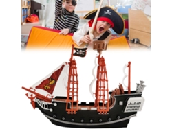 Barco Pirata De Juguete Para Niños, Modelo Decorativo, Seguro, Para Mayores De 8 Años.