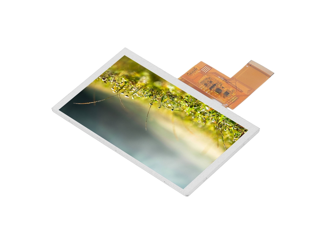 Módulo De Pantalla Lcd Tft Industrial De 5 Pulgadas, Alta Definición Y Brillo De 800x480, Con Pantalla Táctil.