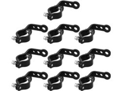 Soporte Para Faro De Motocicleta, Juego De 10 Piezas, Abrazaderas De Acero Inoxidable, Montaje En Tubo...