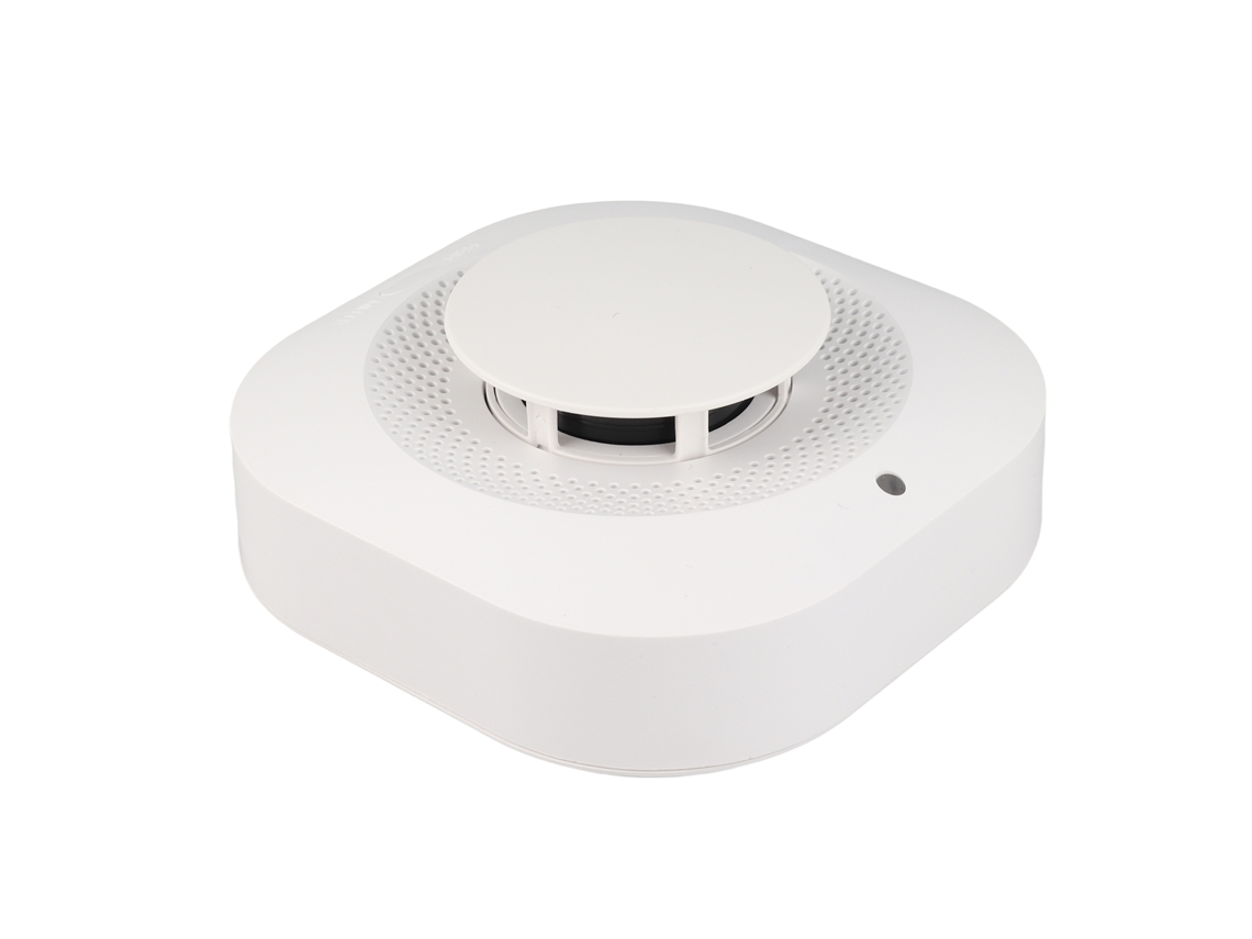 Detector De Humo Inteligente Tuya Zigbee 360° Alerta Sonido Luz Notificación Sms App Móvil Silencio Con Un Click Batería Baja