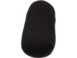 Almohada Cervical Multifuncional De Perlas De Espuma, Forma Cilíndrica Negra