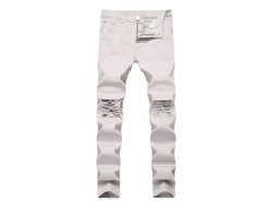 Pantalones Vaqueros Elásticos Para Hombre Con Rotos, Tallas 26-42, Estilo Casual De Verano 2023, Nuevos.