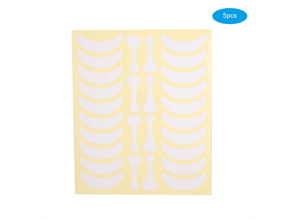 5 Parches De Papel Para Extensiones De Pestañas, Pegatinas Para Cejas, Parches Para Ojos