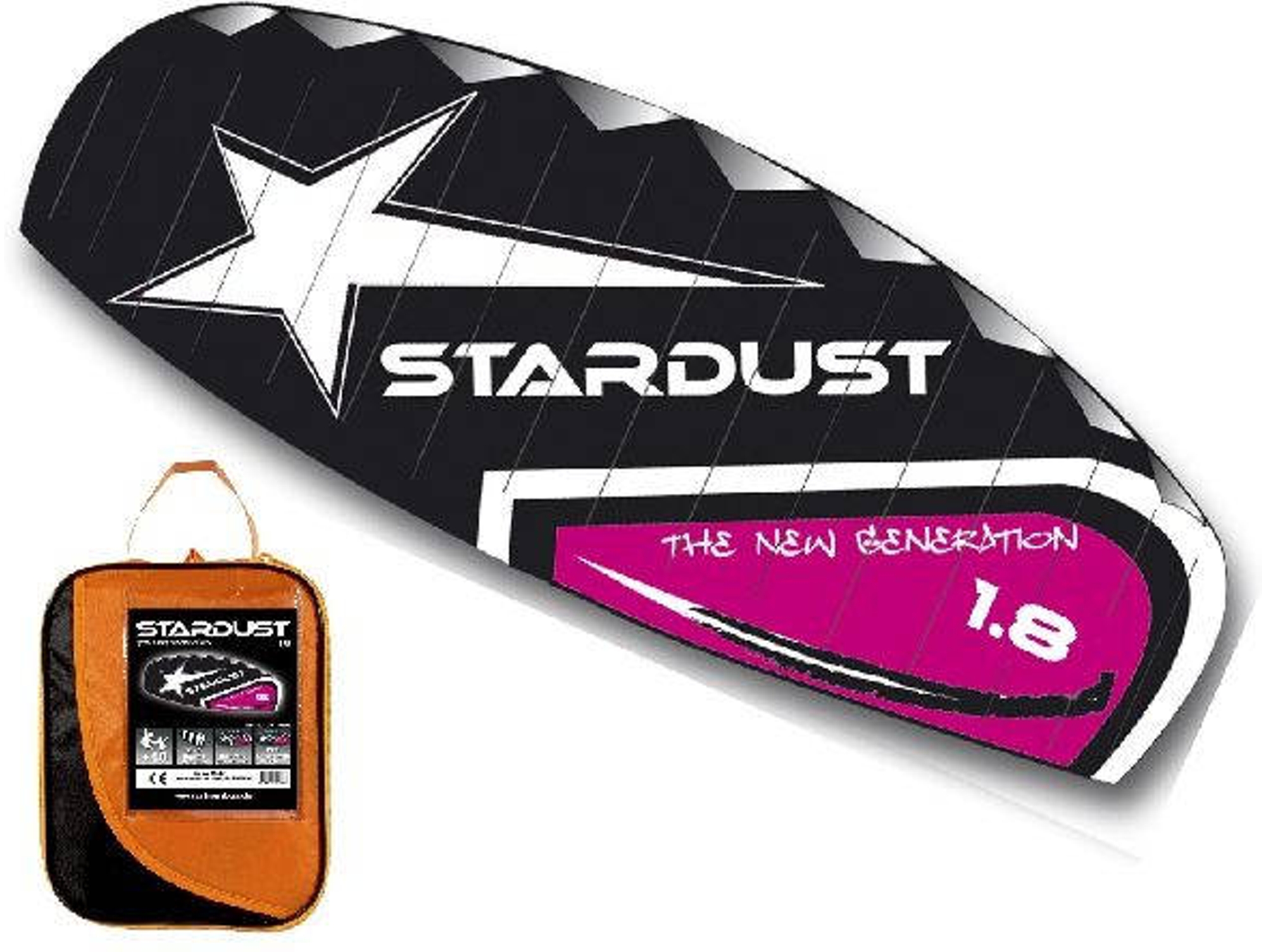 Cometa Rhombus para kitesurf modelo Stardust 180 x 70 cm