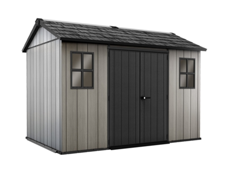 Caseta de Jardín de Resina KETER Oakland 1175 En El (De Almacenamiento - Shed Building - Almacenamiento de Troncos - Acero Metal Madera)