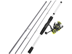Combo De Caña Y Carrete Pesca Fibra Carbono, 1,98 M, 4 Secciones, 5,2:1, Kit Completo (1,98 M - 2000, Tipo 4),