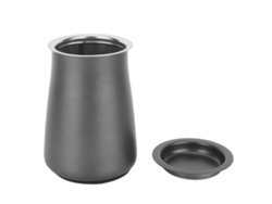 Cafetera de acero inoxidable, filtro manual, accesorios para café negros
