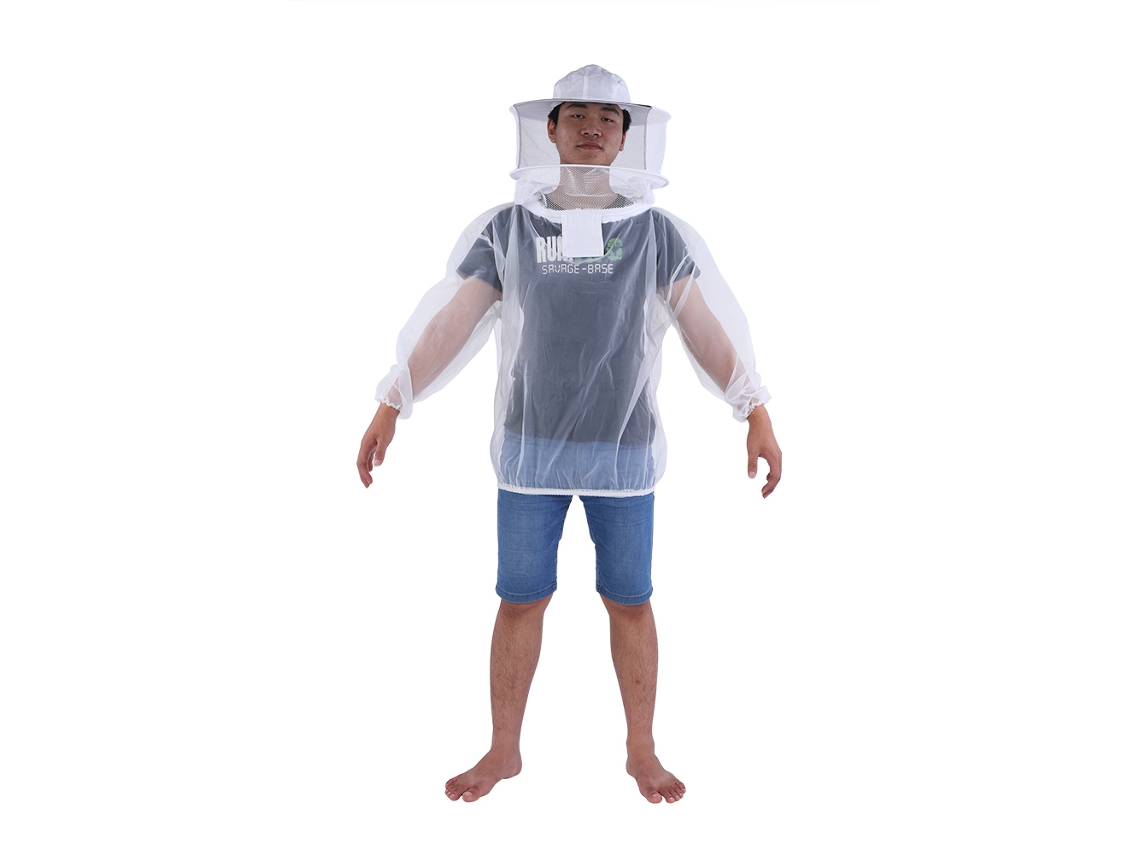 Chaqueta Profesional De Apicultura Con Capucha Transparente - Equipo De Protección Para Apicultores