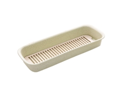 Caja Para Cubiertos Con Bandeja De Drenaje Multifuncional, Organizador De Utensilios De Plástico.