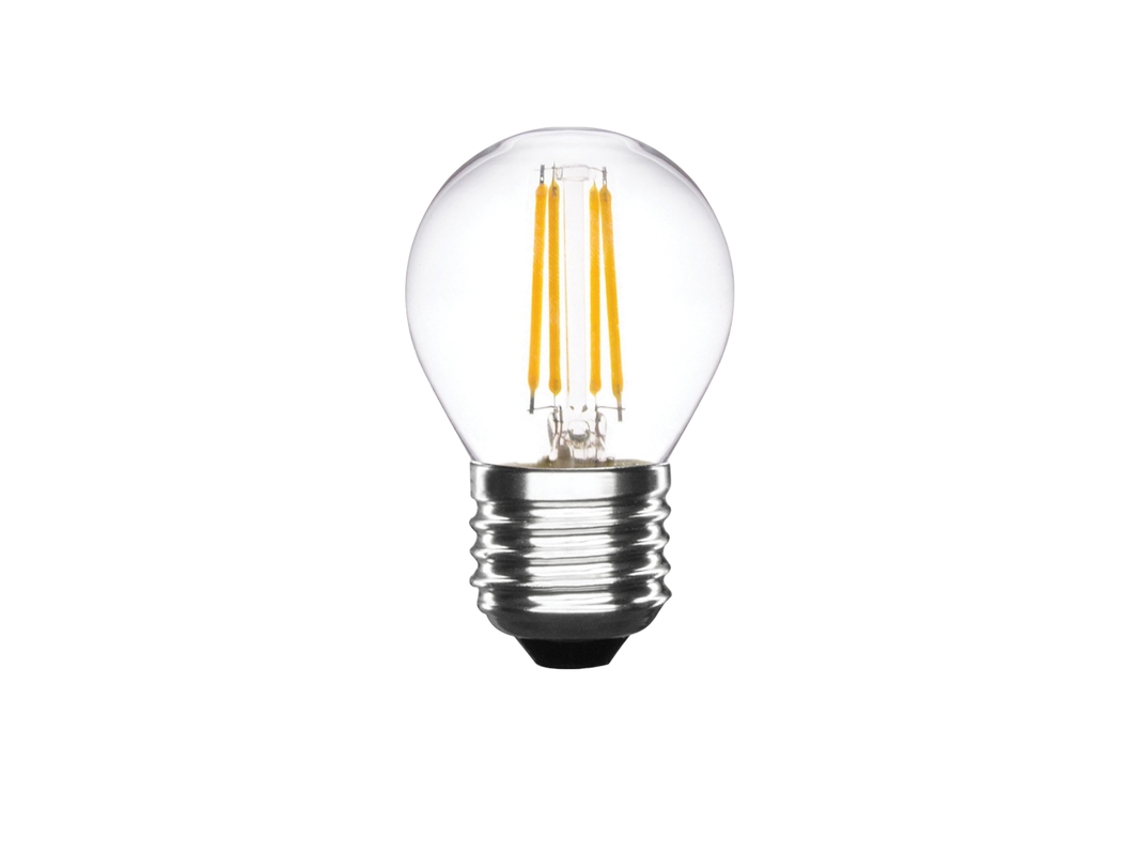 Mini bombilla LED esférica regulable de 5 W y 4000 K, E27
