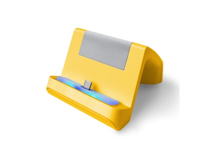 Soporte Cargador LONZEN Airmate (Nintendo Switch - Amarillo)