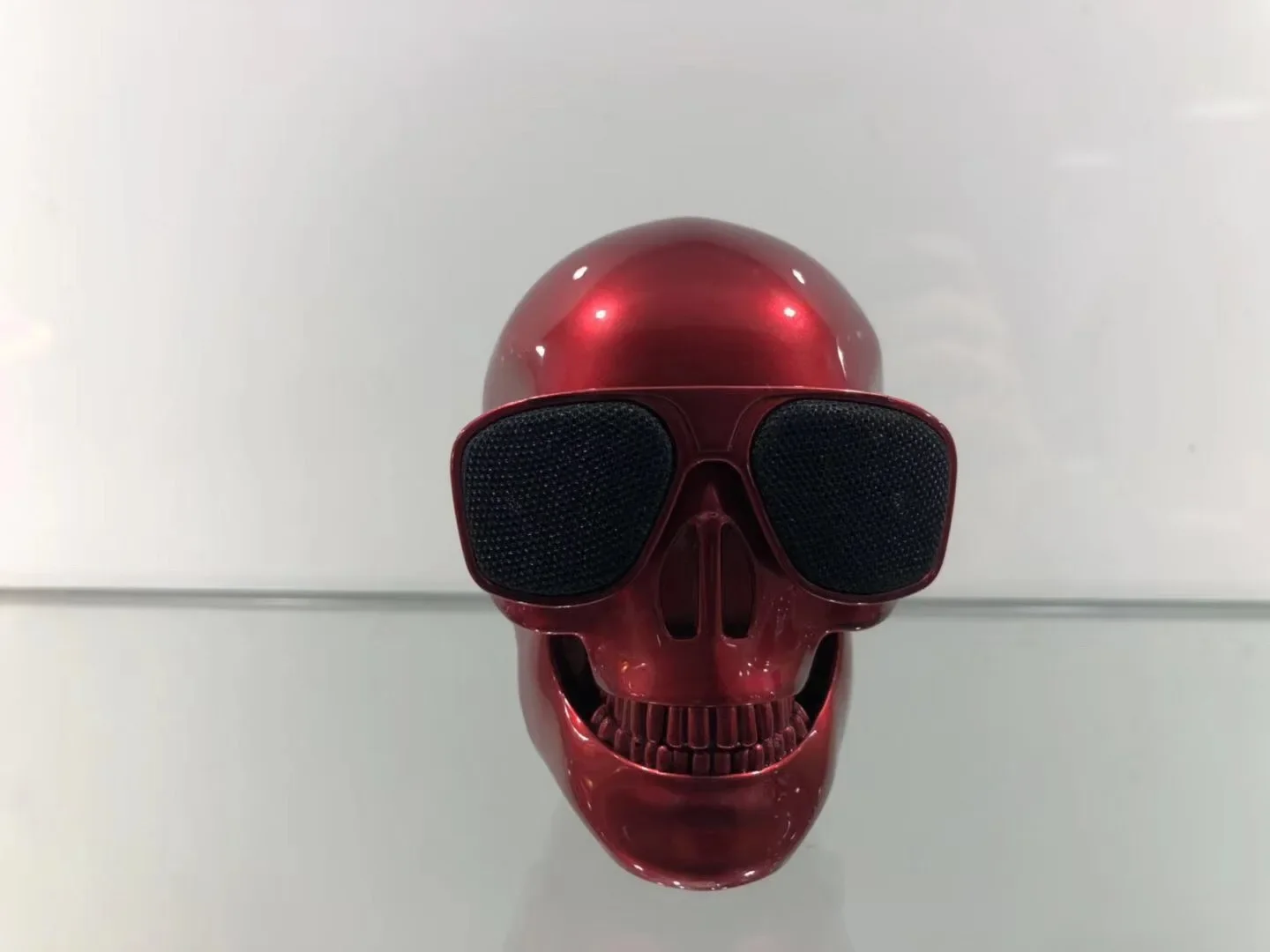 Mini Altavoz Portátil Con Forma De Calavera (rojo), Bluetooth Inalámbrico, 5 W, Estéreo De Alta Definición