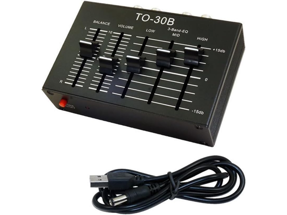 Ecualizador De Audio Estéreo 30b Dc5v, Preamplificador Balanceado De Tres Vías