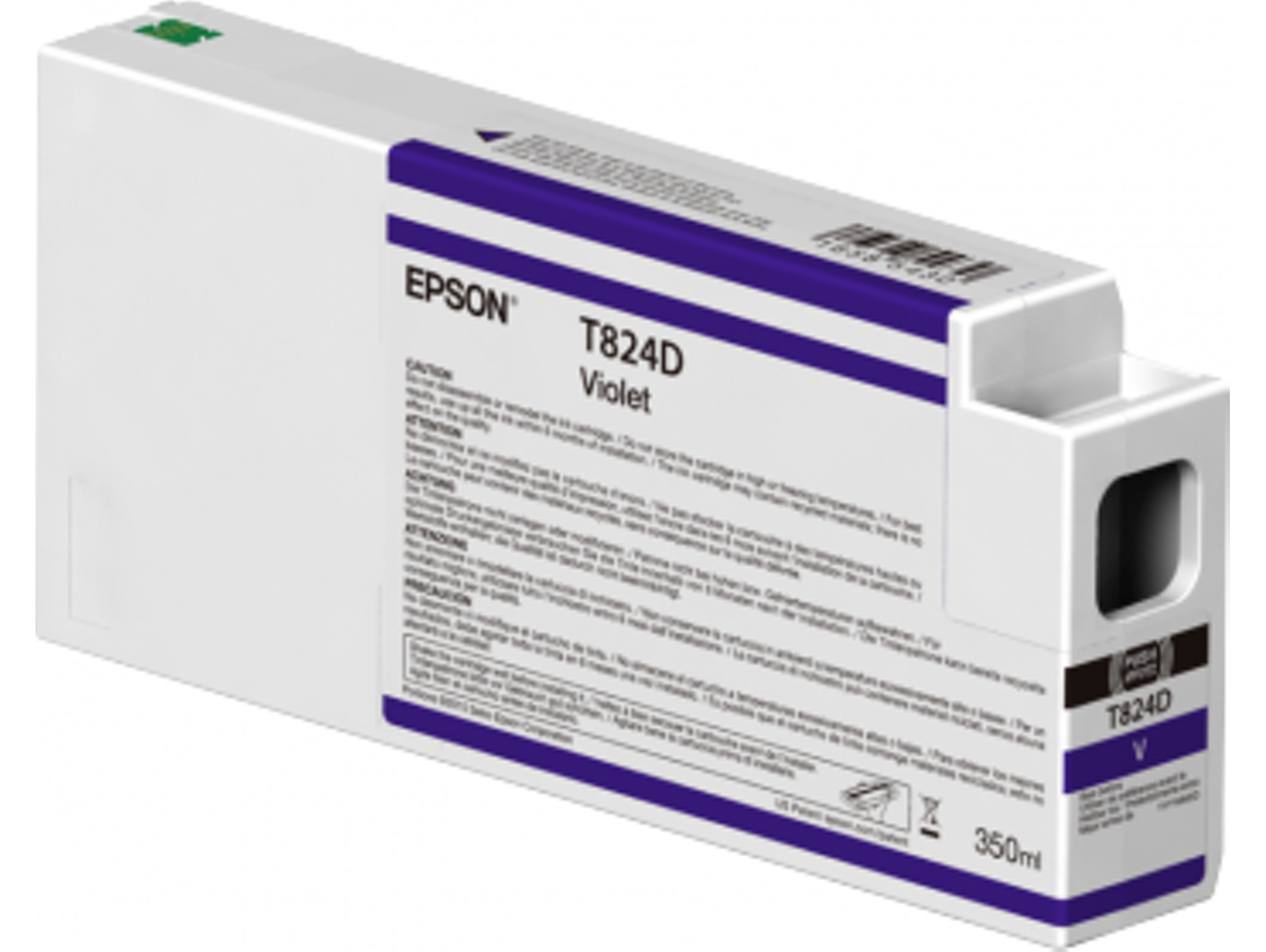 Cartucho de tinta original EPSON 350 ml, Violet, C13T824D00, T824D