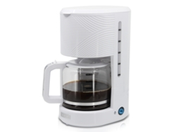 Cafetera de goteo Briebe CM1171WHT Elegance de 10 tazas, filtro reutilizable, mantiene caliente, antigoteo, 1,25 l, color blanco