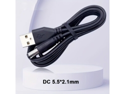 Cable de alimentación flexible USB a CC, 1 m. Tadvyyvayotoy