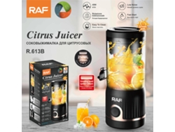 Exprimidor de naranjas eléctrico automático, pequeño, portátil, para uso doméstico, Mdug (negro)