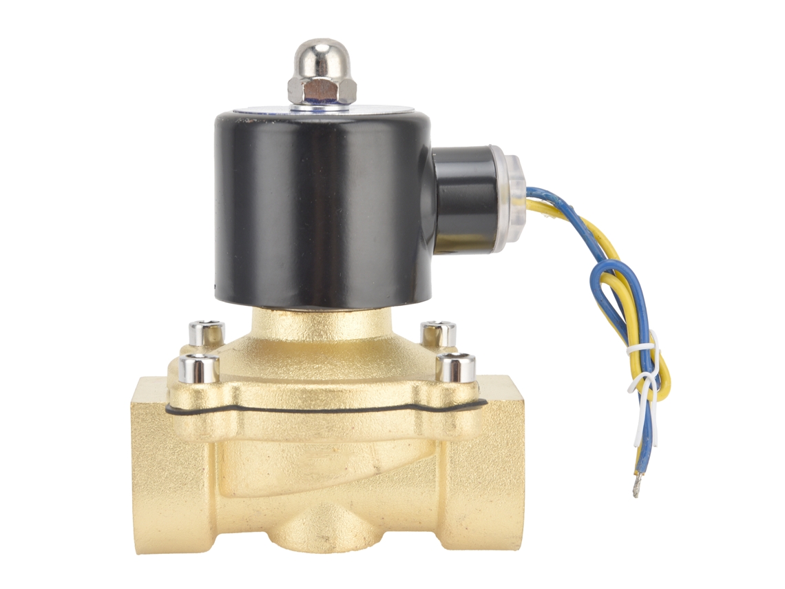 Válvula Solenoide De Cierre Normal De Latón Con Diafragma 25mm Ac110v Dispositivo De Control 2w‑250‑25