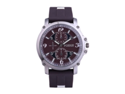 Reloj De Cuarzo Informal Para Mujer Zhoulianfa Con Correa De Pu Y Esfera Con Estampado De Peces (negro)
