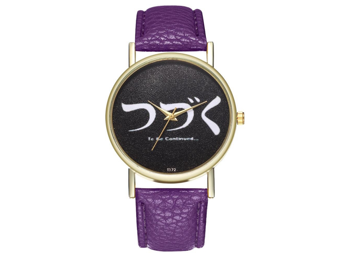 Reloj De Cuarzo Elegante Y Fashion Unisex Casual Regalo (morado)