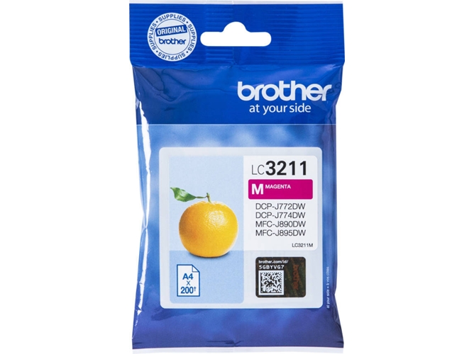 TINTEIRO BROTHER LC3211M MAGENTA