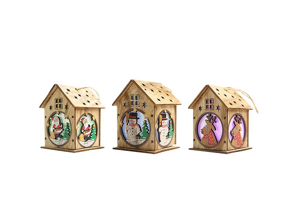 3 piezas colgante de árbol de Navidad ALLINLESS