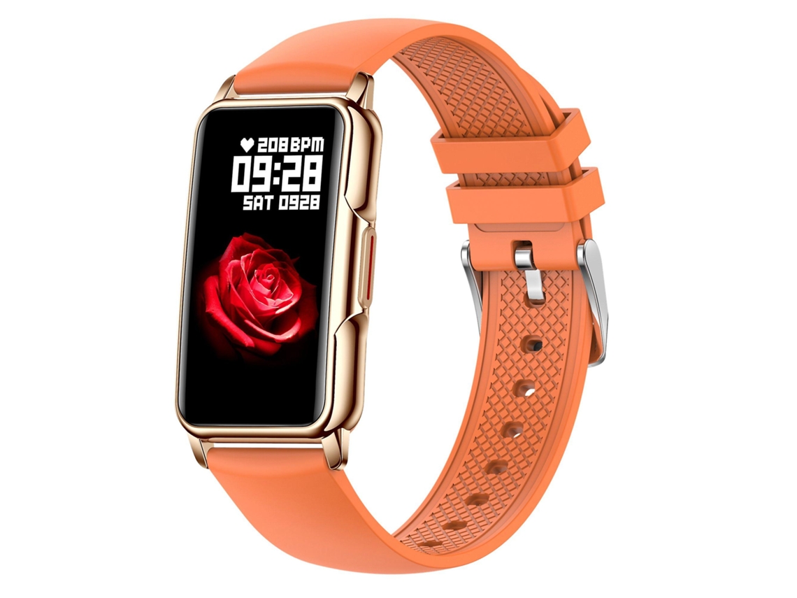 Smartwatch YDCY H80 1.47'' Multi-Sport Mode Fitness Bracelet IP67 Impermeable Health Watch con Monitor de Sueño Dorado / Laranja