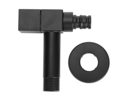 Grifo de cobre negro (montaje en pared, agua fría individual)