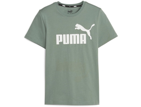 Camiseta de Niños PUMA Essentials Logo Verde (shoes//eu/116 cm)
