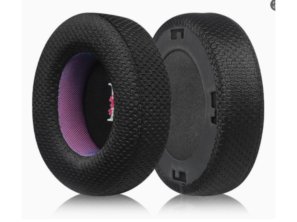 Almohadillas de espuma suave para auriculares AKG K601 en color negro y morado (XIAOMOYU)