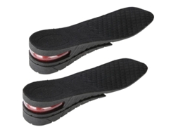 Plantillas Para Aumentar La Altura, Alzas En El Talón, Zapatos Cómodos De Pu De 2 Capas.