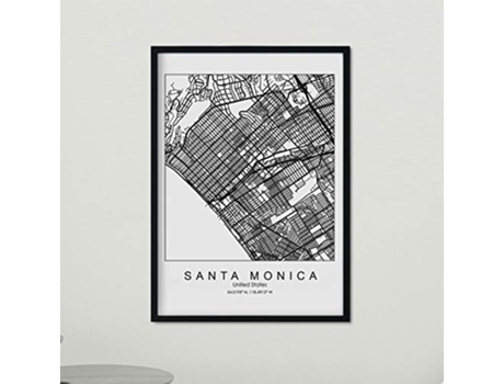 Poster NACNIC Mapa de Santa Monica (A3)