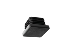 Bolsa Con 50 Tacones Cuadrados De Plástico Negro 50x50mm Sumiplas