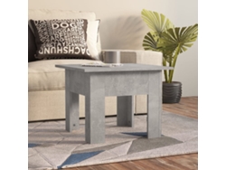 Mesa De Centro | Mesa De Café | Mesa De Salón Madera Contrachapada Gris Hormigón 55x55x42 Cm