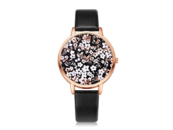 Reloj De Pulsera De Cuarzo Para Mujer Con Correa De Pu De Diseño Exquisito (verde)