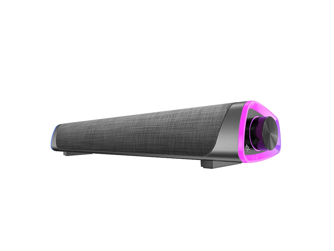 Soundbar Surround 4D Luz Rgb Subwoofer Home Theater