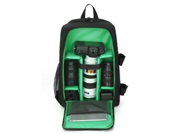 Mochila para cámara de gran capacidad, impermeable y resistente al desgaste, Cuich (verde)