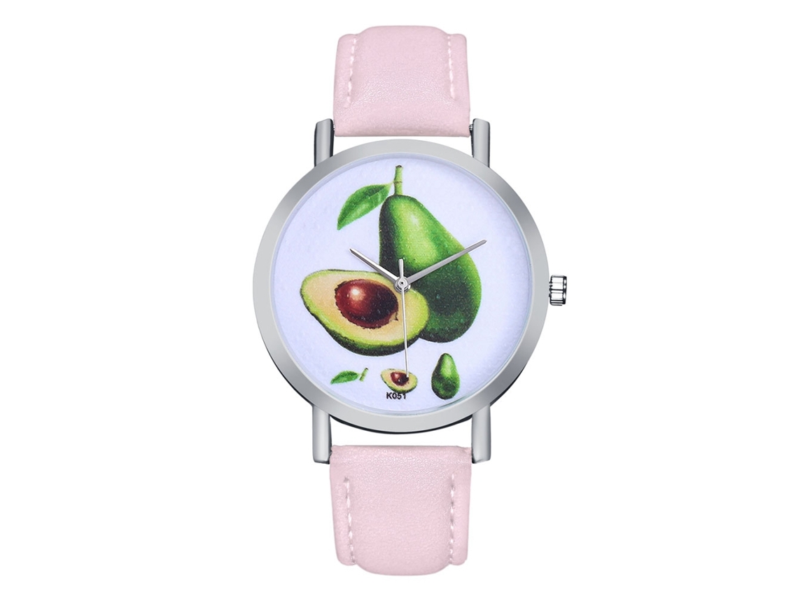 Reloj Analógico De Cuarzo Para Mujer Con Correa De Cuero Rosa, Estilo Zhoulianfa
