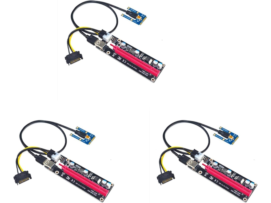 Tarjeta Elevadora Para Portátil 3x Mini Pcie A Pci Express 16x