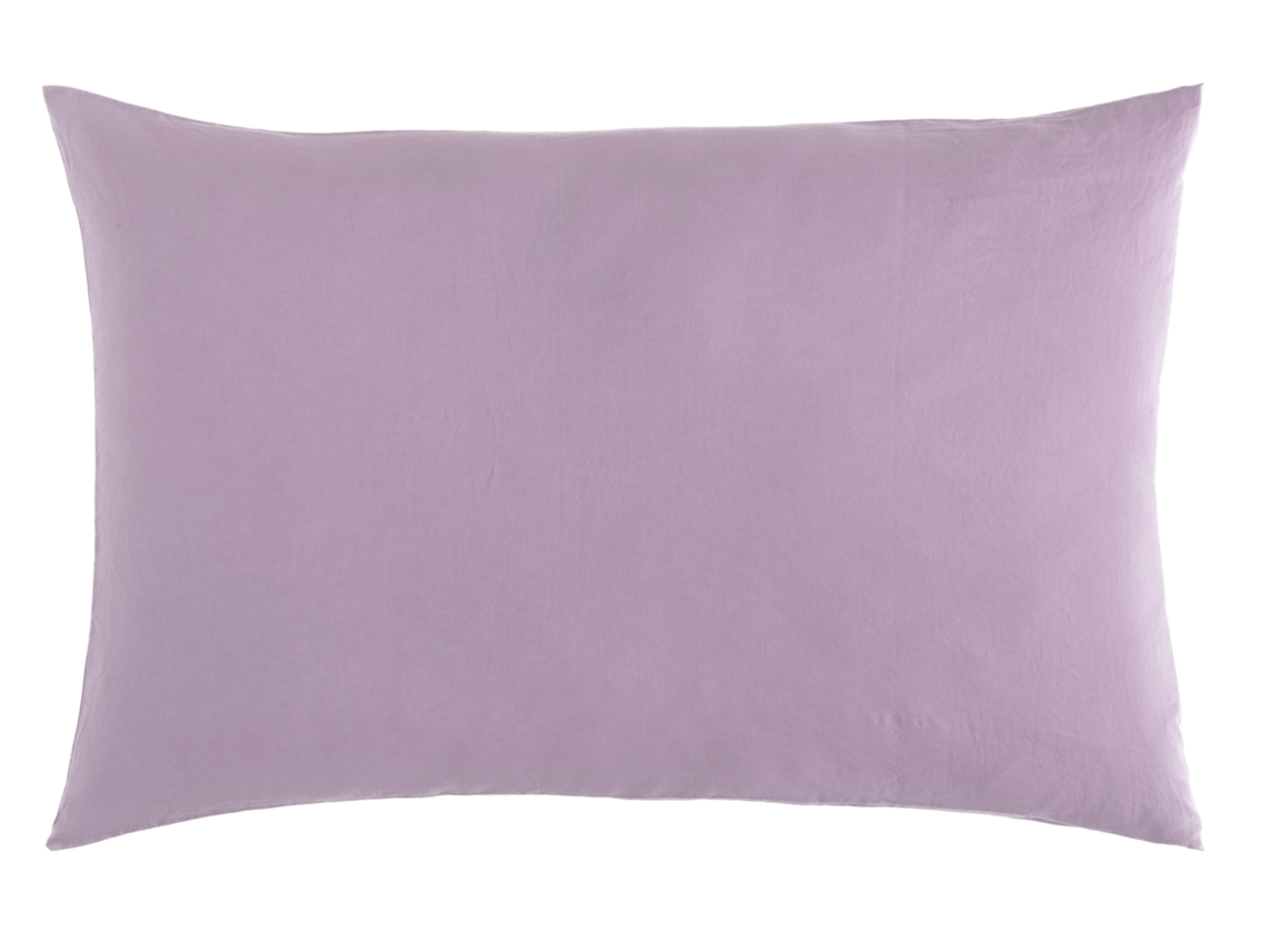 Funda de Almohada NATURALS Funda Almoahda Lila Fabricado Beige (45x155)