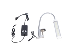 Yncm2026-luz De Trabajo Led Gooseneck Con Pinza C Plata 21w Regulable Para Herramientas De Máquina Aluminio