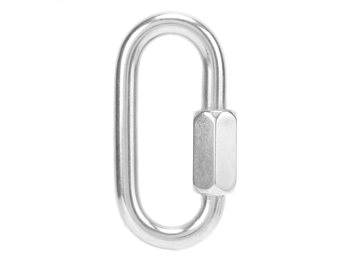 Conector De Cadena De Acero Inoxidable Con Cierre Para Mosquetones, Eslabón Rápido, Equipo Para Exteriores, 10 Mm