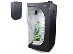 Armario de cultivo MOBICLINIC Impermeable Negro Nylon Growbox 80x80x160 cm